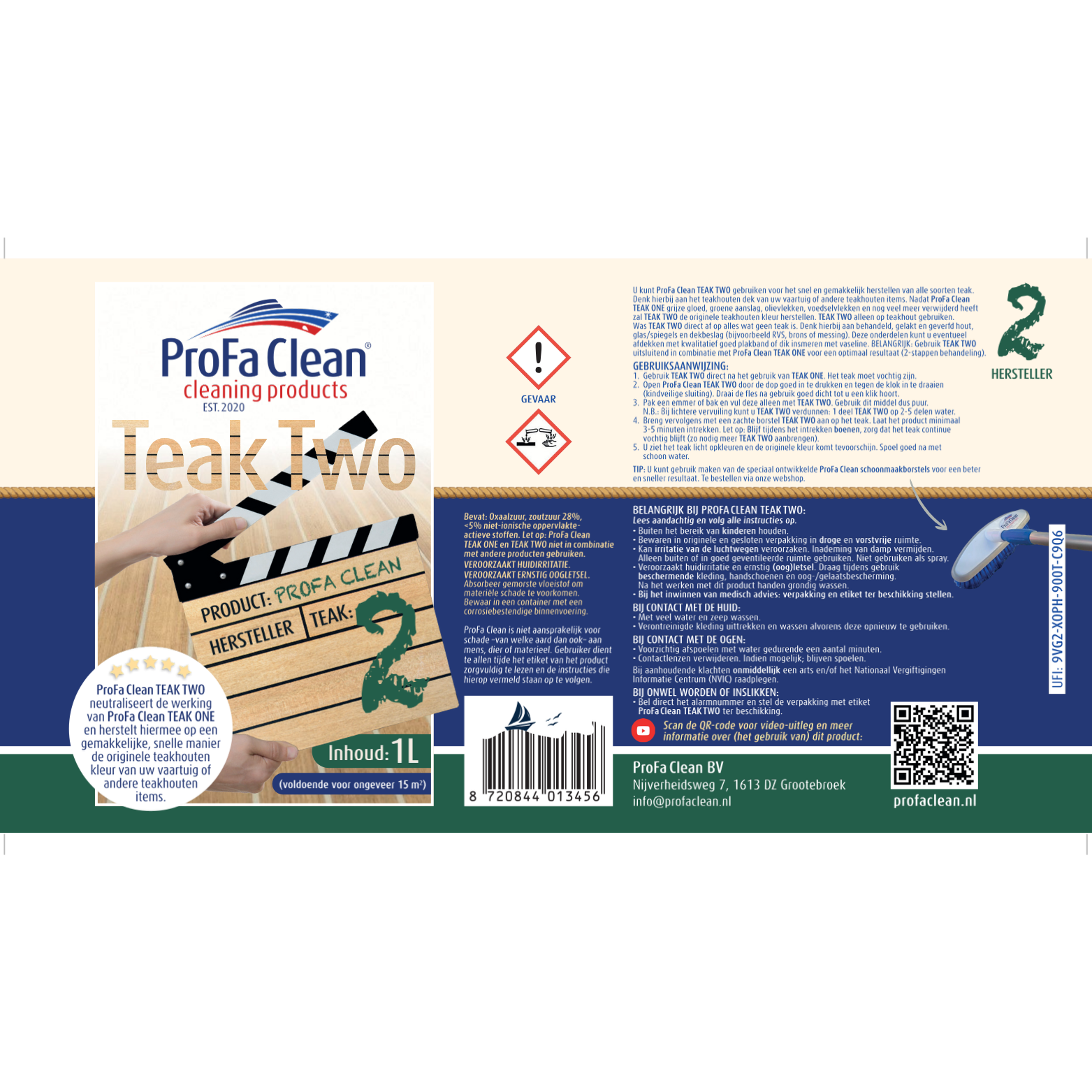 Teak 1 & 2 (1L -Flaschen) - Reiniger und Reparaturen