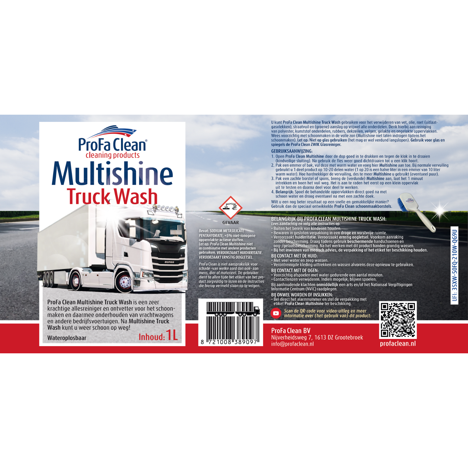 XL -Paket - LKW -Waschung