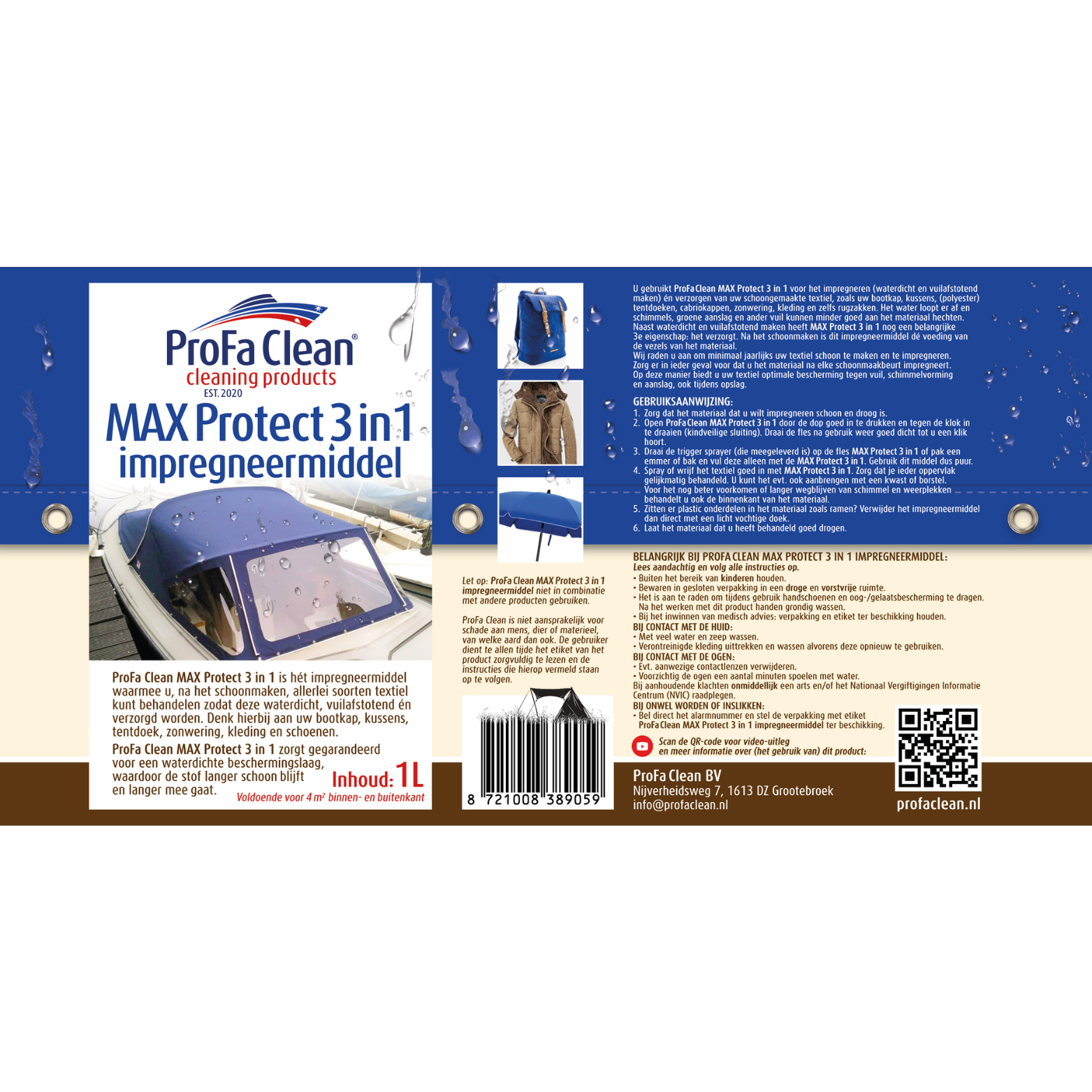 MAX Protect 3 in 1 - Impregneermiddel (1L)