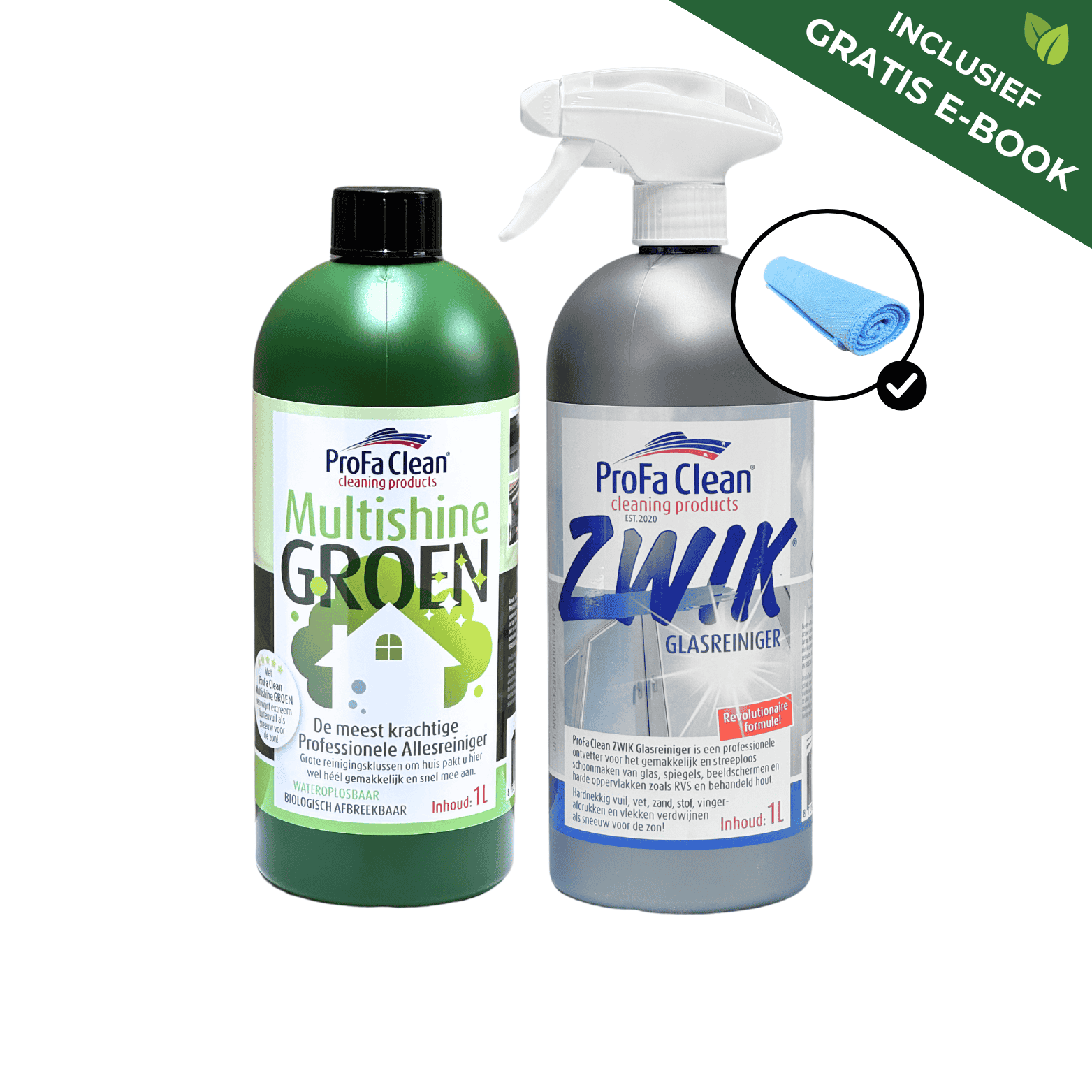 Multishine Green + Zwik Glass Cleaner (DUO Discount)