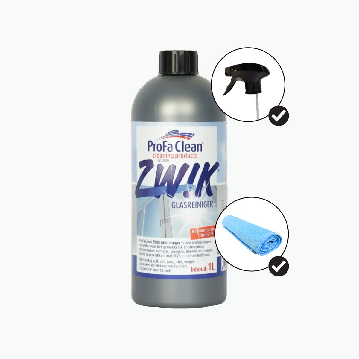 ZWIK - Nettoyant vitres professionnel (1L)