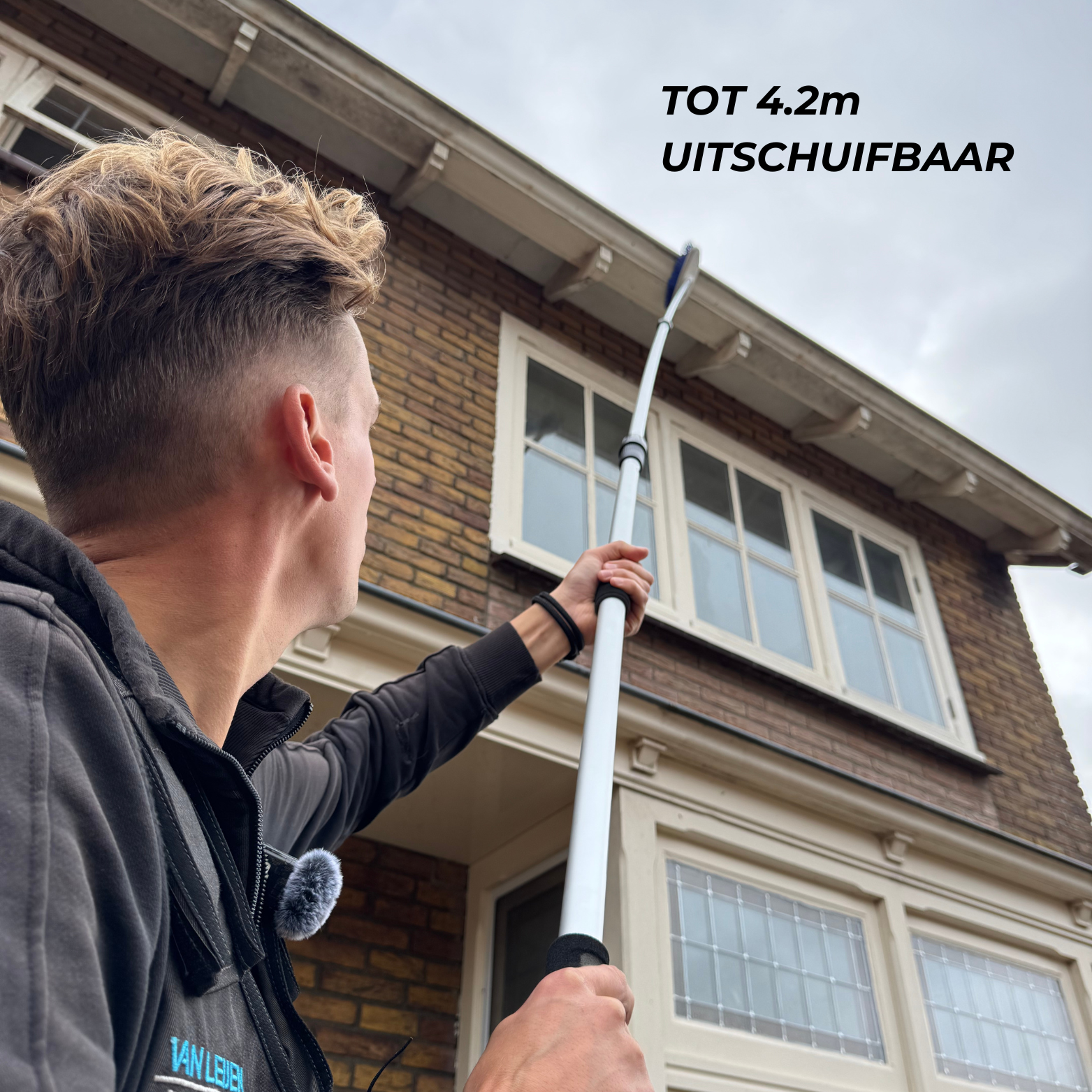 Manche télescopique ProFa Clean - Avec raccordement à l'eau (Remarque !! sans bloc brosse)