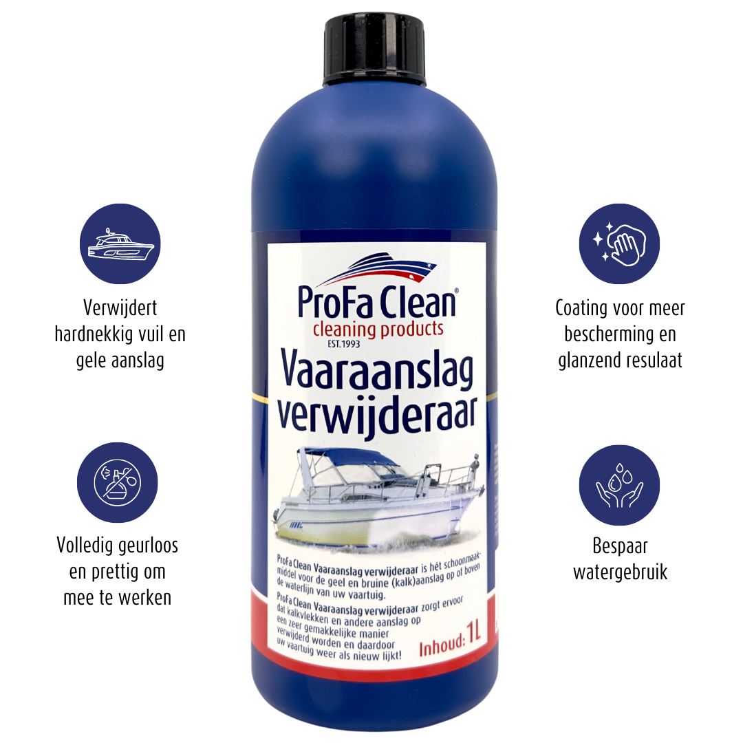 Segelablagerungsentferner (2x 1L) - RELEN SIE DEN GELBEN BRAK (LIME) Halten Sie auf Ihrem Boot an! - 15% Volumenrabatt!