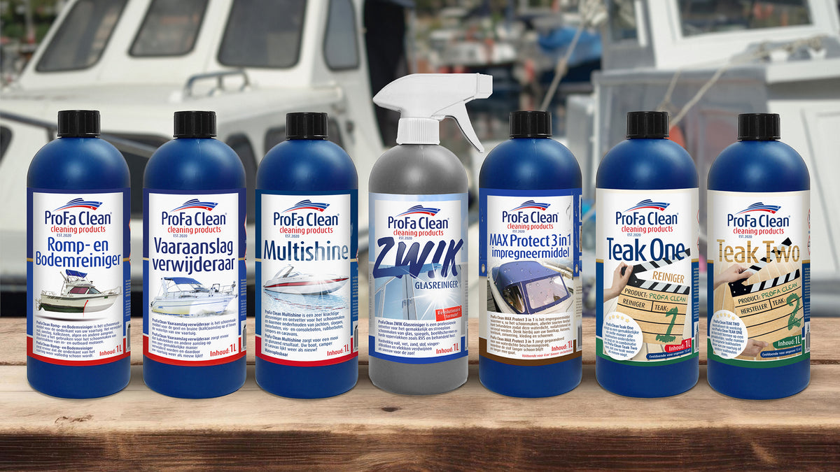 Schoonmaakproducten voor boten, campers en caravans