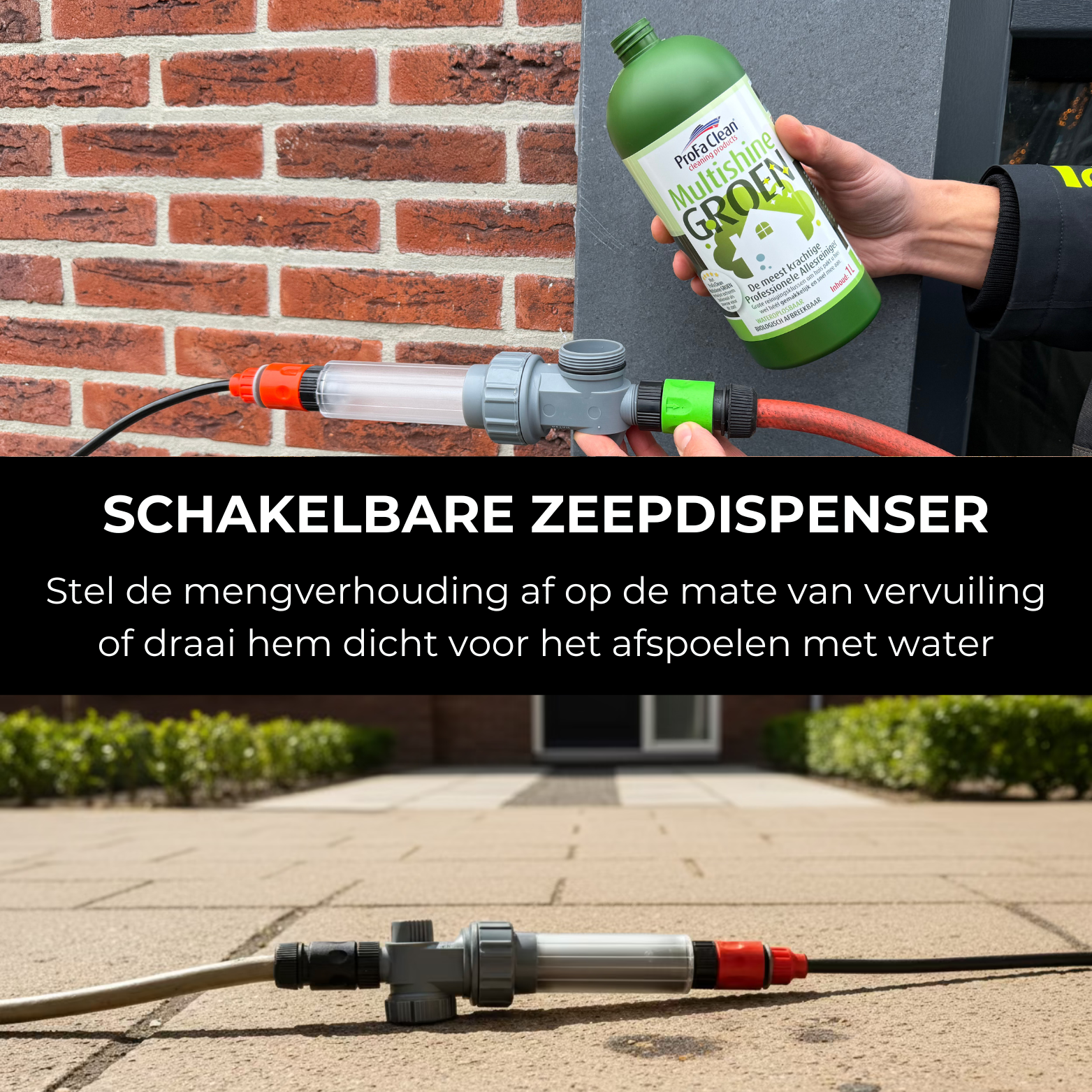 Distributeur de savon séparé pour manche télescopique Telemax