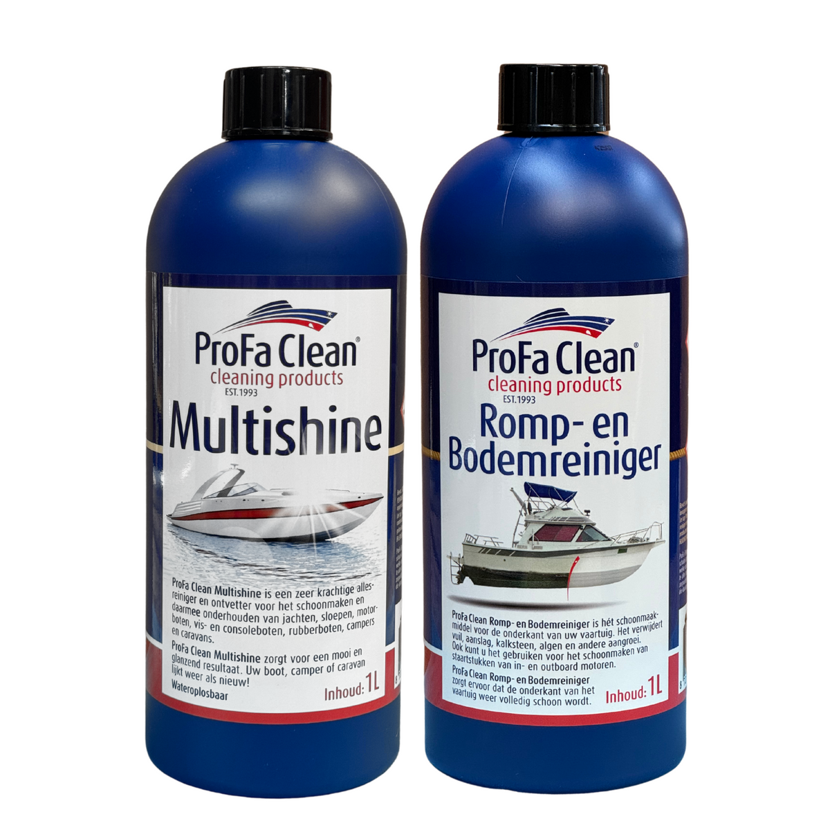 Cleaning products for boats
